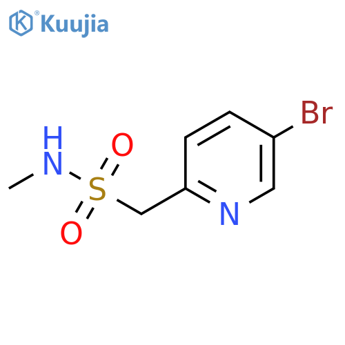 1-(5-Bromopyridin-2-yl)-N-methylmethanesulfonamide structure