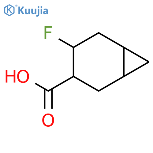 4-fluorobicyclo[4.1.0]heptane-3-carboxylic acid structure