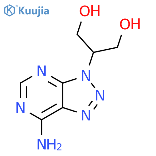 2-{7-amino-3H-1,2,3triazolo4,5-dpyrimidin-3-yl}propane-1,3-diol structure