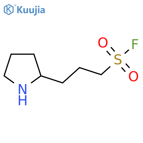 3-(pyrrolidin-2-yl)propane-1-sulfonyl fluoride structure