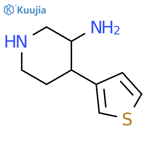 3-Piperidinamine, 4-(3-thienyl)- structure