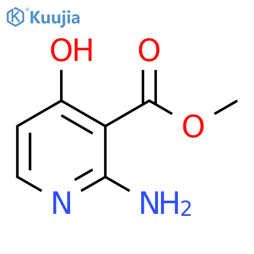 3-Pyridinecarboxylic acid, 2-amino-4-hydroxy-, methyl ester structure