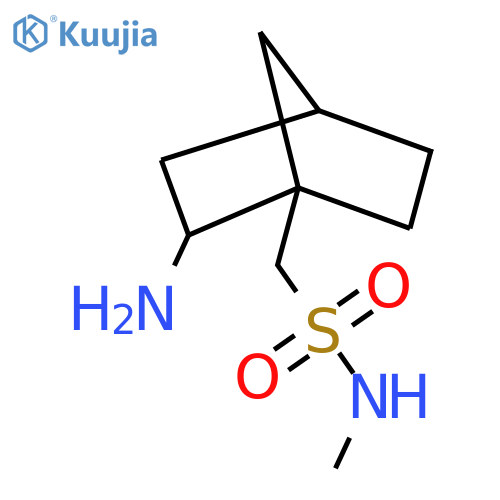 1-{2-aminobicyclo2.2.1heptan-1-yl}-N-methylmethanesulfonamide structure