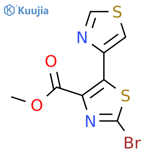methyl 2-bromo-5-(1,3-thiazol-4-yl)-1,3-thiazole-4-carboxylate structure