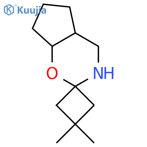 3,3-dimethyl-hexahydro-3'H-spirocyclobutane-1,2'-cyclopentae1,3oxazine structure