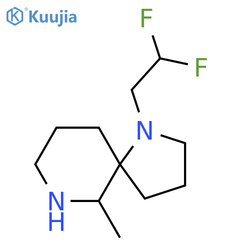 1-(2,2-difluoroethyl)-6-methyl-1,7-diazaspiro4.5decane structure