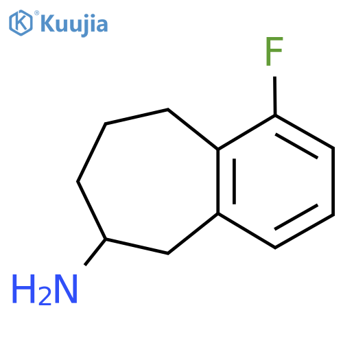1-fluoro-6,7,8,9-tetrahydro-5H-benzo7annulen-6-amine structure