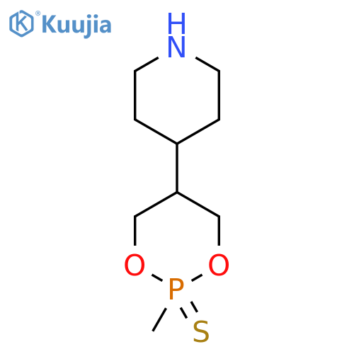 2-methyl-5-(piperidin-4-yl)-1,3,2lambda5-dioxaphosphinane-2-thione structure