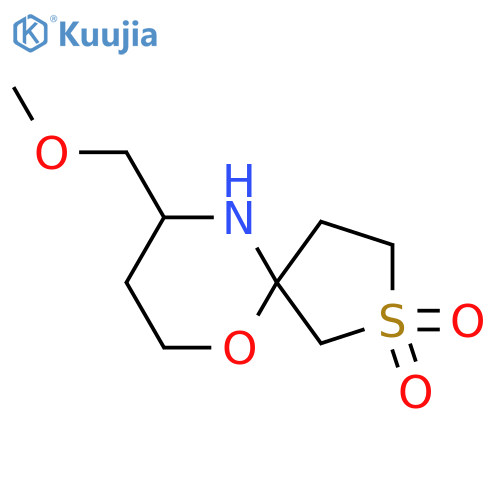 9-(methoxymethyl)-6-oxa-2lambda6-thia-10-azaspiro4.5decane-2,2-dione structure