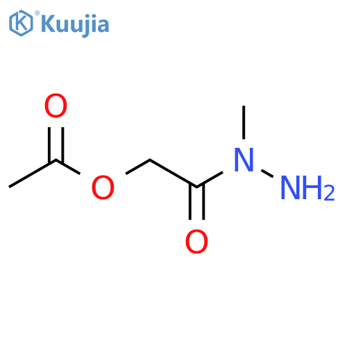 (N-methylhydrazinecarbonyl)methyl acetate structure