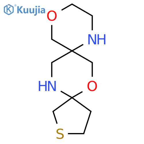 6,12-dioxa-2-thia-9,15-diazadispiro4.2.5^{8}.2^{5}pentadecane structure
