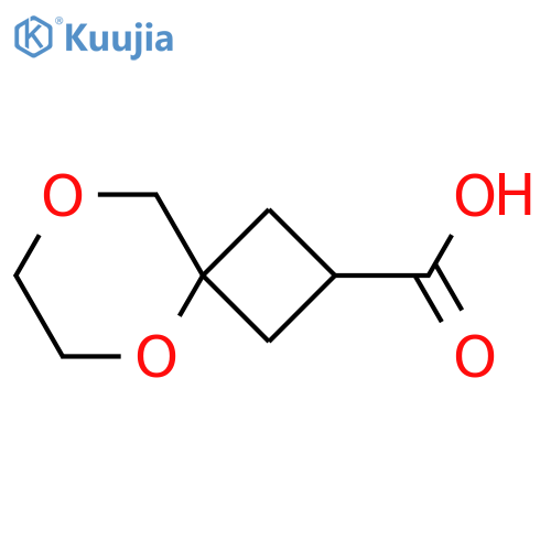 5,8-dioxaspiro[3.5]nonane-2-carboxylic acid structure