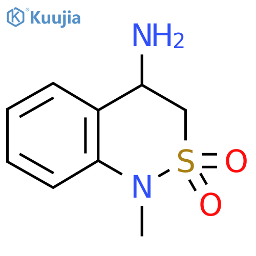 4-amino-1-methyl-3,4-dihydro-1H-2lambda6,1-benzothiazine-2,2-dione structure