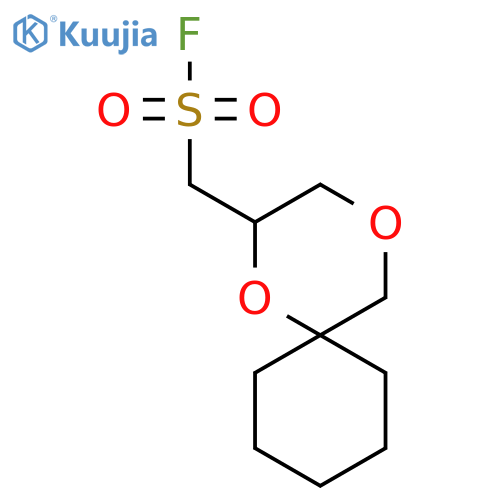 {1,4-dioxaspiro5.5undecan-2-yl}methanesulfonyl fluoride structure