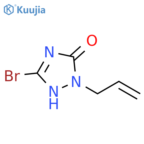 1-allyl-3-bromo-1H-1,2,4-triazol-5-ol structure