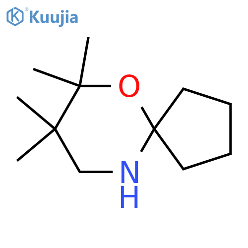 7,7,8,8-tetramethyl-6-oxa-10-azaspiro4.5decane structure