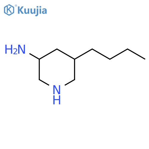 5-butylpiperidin-3-amine structure