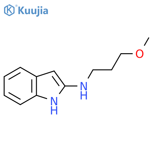 N-(3-methoxypropyl)-1H-indol-2-amine structure