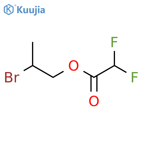 2-bromopropyl 2,2-difluoroacetate structure
