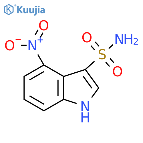 4-nitro-1H-indole-3-sulfonamide structure