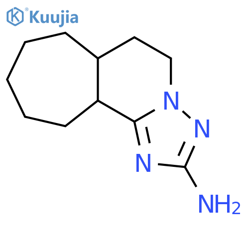 3,5,6-triazatricyclo7.5.0.0,2,6tetradeca-2,4-dien-4-amine structure