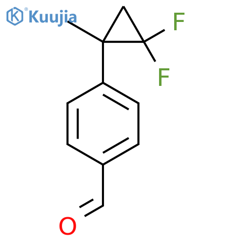 4-(2,2-difluoro-1-methylcyclopropyl)benzaldehyde structure