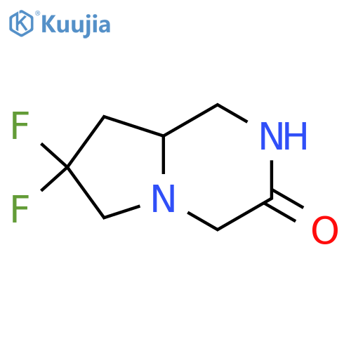 7,7-difluoro-octahydropyrrolo[1,2-a]piperazin-3-one structure