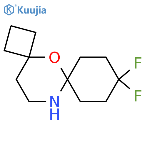 9,9-difluoro-5-oxa-12-azadispiro3.1.5^{6}.3^{4}tetradecane structure