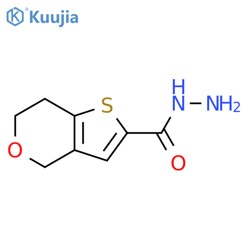 6,7-Dihydro-4H-thieno[3,2-c]pyran-2-carbohydrazide structure
