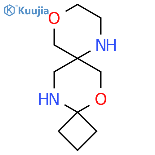 5,11-dioxa-8,14-diazadispiro3.2.5^{7}.2^{4}tetradecane structure