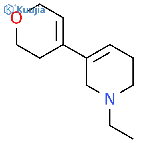 5-(3,6-dihydro-2H-pyran-4-yl)-1-ethyl-1,2,3,6-tetrahydropyridine structure