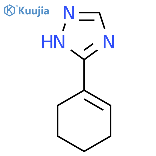 3-(cyclohex-1-en-1-yl)-1H-1,2,4-triazole structure