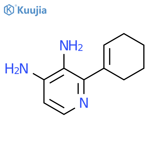 2-(cyclohex-1-en-1-yl)pyridine-3,4-diamine structure