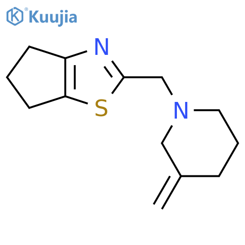 1-({4H,5H,6H-cyclopentad1,3thiazol-2-yl}methyl)-3-methylidenepiperidine structure