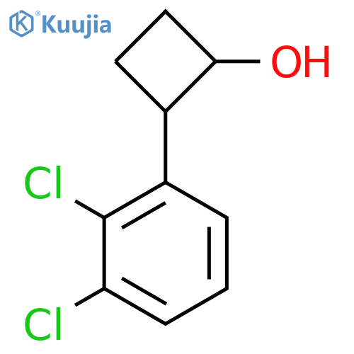 2-(2,3-dichlorophenyl)cyclobutan-1-ol structure