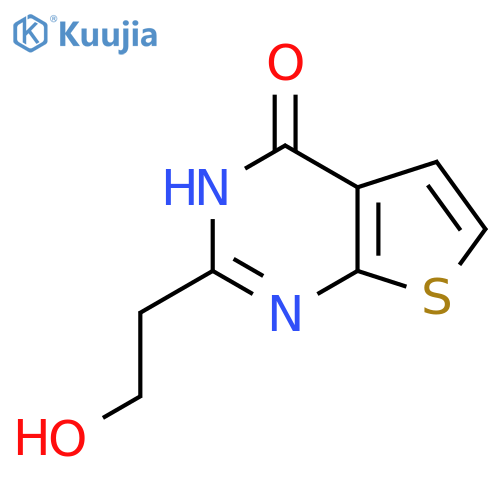 2-(2-hydroxyethyl)-3H,4H-thieno2,3-dpyrimidin-4-one structure