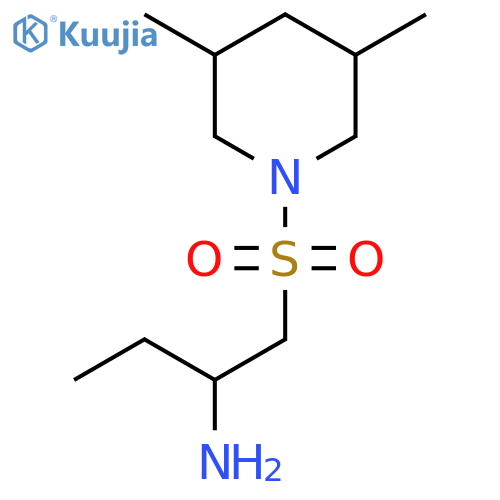 1-(3,5-dimethylpiperidin-1-yl)sulfonylbutan-2-amine structure