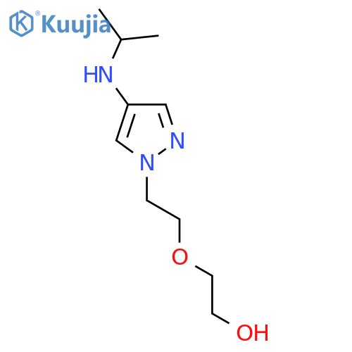 2-(2-{4-(propan-2-yl)amino-1H-pyrazol-1-yl}ethoxy)ethan-1-ol structure