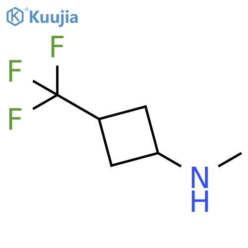 N-methyl-3-(trifluoromethyl)cyclobutanamine structure