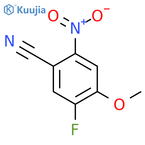 5-Fluoro-4-methoxy-2-nitrobenzonitrile structure