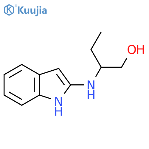 2-(1H-indol-2-yl)aminobutan-1-ol structure