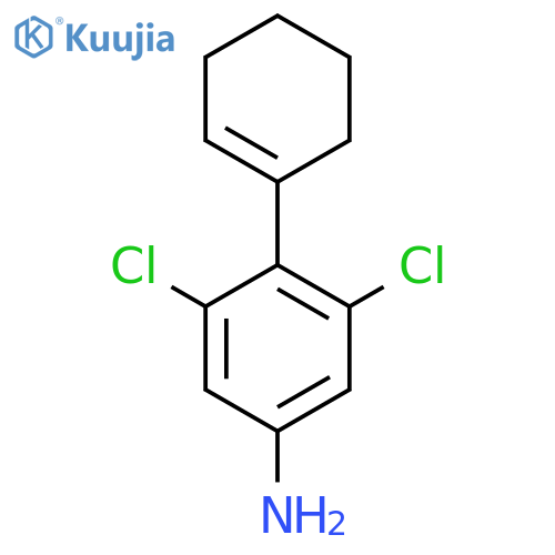 3,5-Dichloro-4-(cyclohex-1-en-1-yl)aniline structure