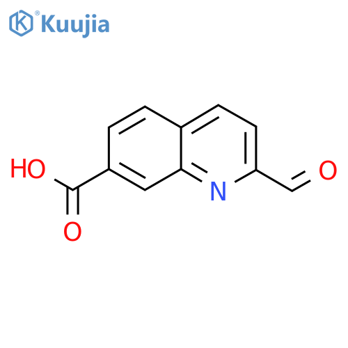 2-Formylquinoline-7-carboxylic acid structure