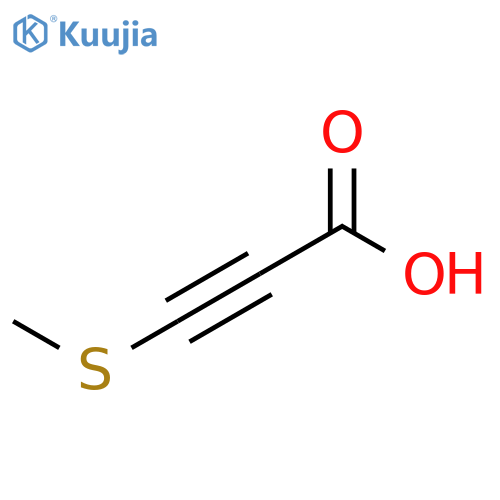 3-(methylsulfanyl)prop-2-ynoic acid structure