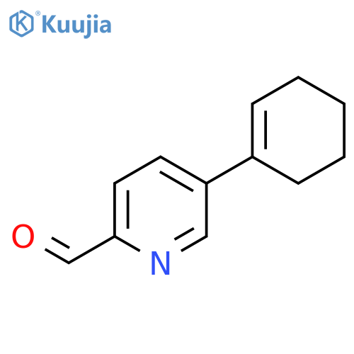 5-(cyclohex-1-en-1-yl)pyridine-2-carbaldehyde structure