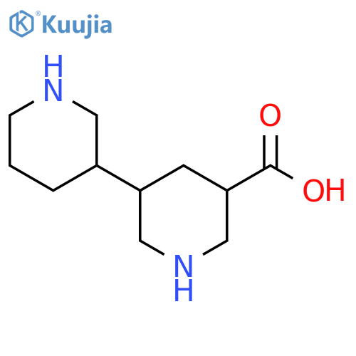 5-(Piperidin-3-yl)piperidine-3-carboxylic acid structure