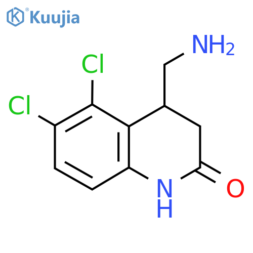 4-(aminomethyl)-5,6-dichloro-1,2,3,4-tetrahydroquinolin-2-one structure