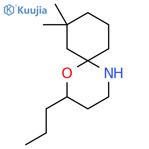8,8-dimethyl-2-propyl-1-oxa-5-azaspiro5.5undecane structure
