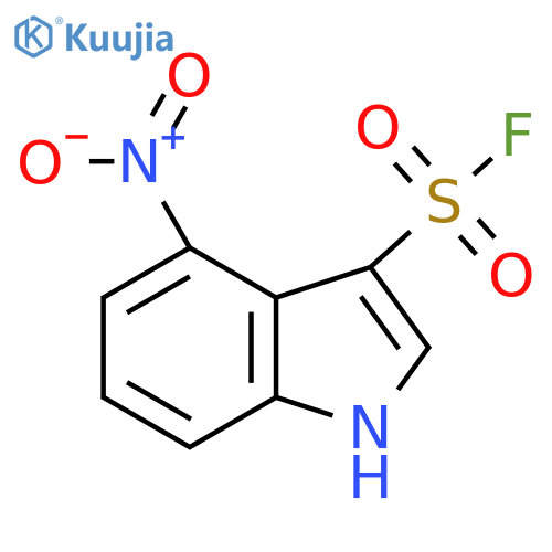 4-nitro-1H-indole-3-sulfonyl fluoride structure