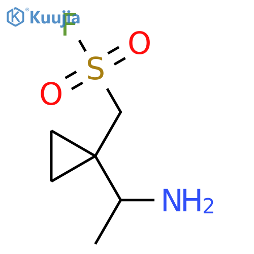 1-(1-aminoethyl)cyclopropylmethanesulfonyl fluoride structure